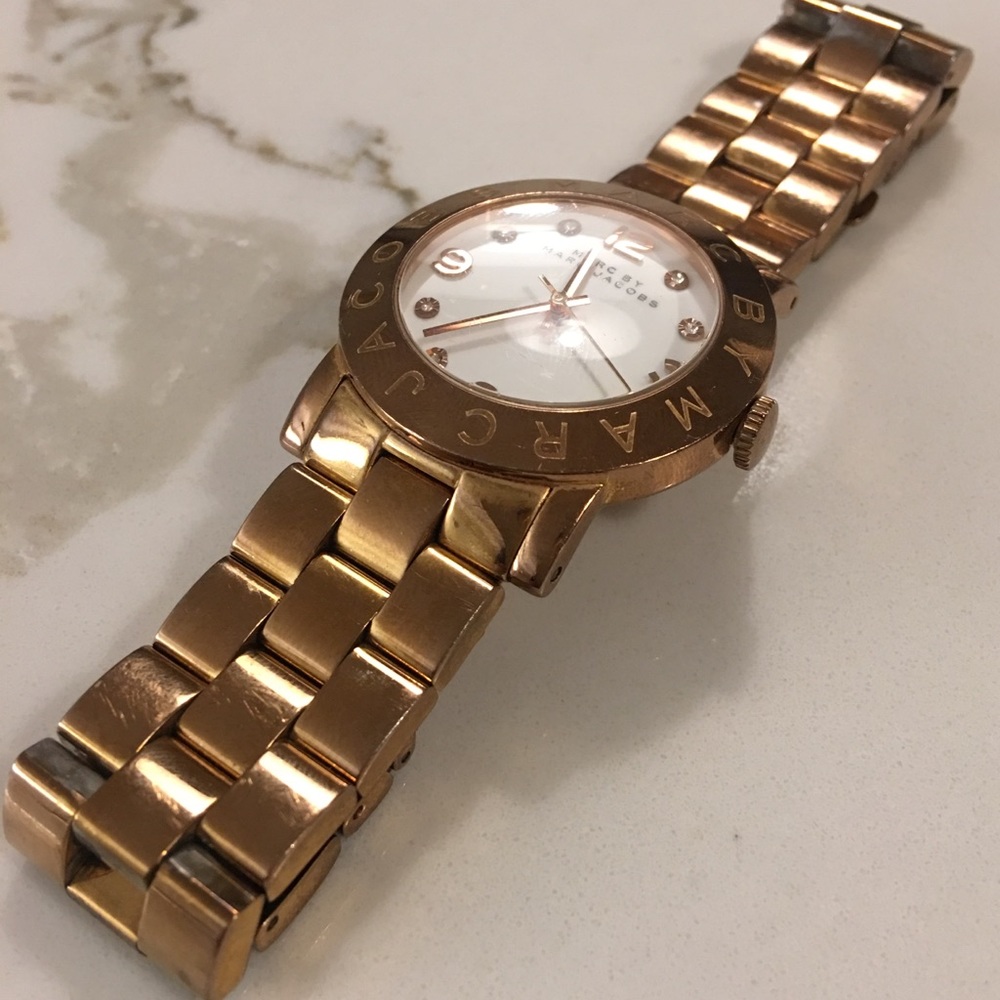 Marc Jacobs rose gold watch